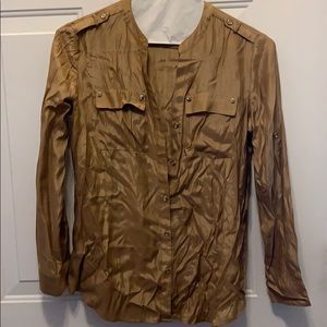 Brown/bronze blouse